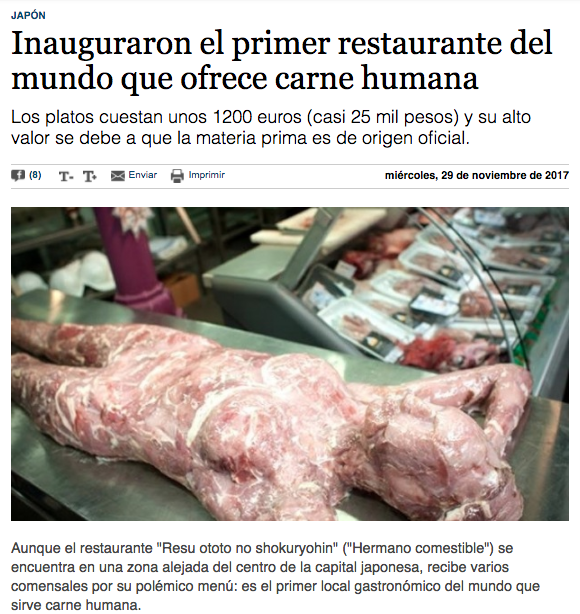 carne humana